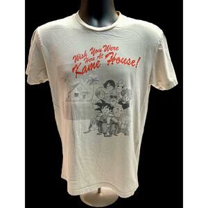 Dragon Ball Wish You Were Here Kame House T-Shirt – Goku, Krillin,‎ Master Roshi